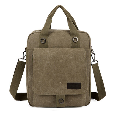 

Tailored Mens Leisure Fashion Large Capacity Canvas Messenger Bag Handbag Backpacks