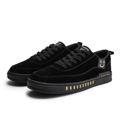 

Autumn tide shoes Korean version of the trend of wild sports shoes black shoes