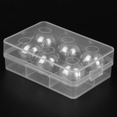 

Greensen 6Pcs Stainless Steel Ice Cube Whiskey Vodka Stones Ball Ice Chiller Stone Beer Wine Cooling Bal
