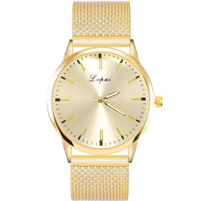 

Relogio Feminino Fashion Minimalist Watch Womens Mesh Band Stainless Steel Analog Quartz Wristwatch Lady Luxury Rose Watches