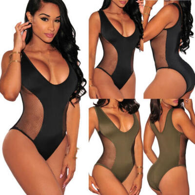 

UK One Piece Swimsuit Sexy Bikini Set Push Up Swimwear Women Monokini Beachwear