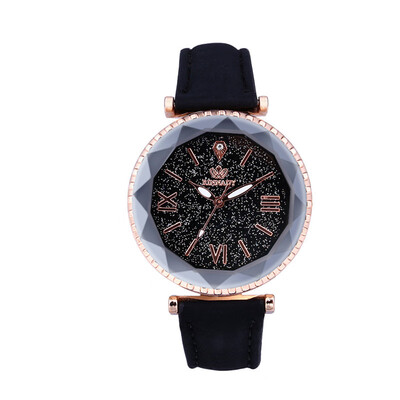

Women Watches Exquistite Simple Starry Leisure Watch Quartz Wristwatch Minimalist Ladies Clock Relogio Feminino Kol Saati