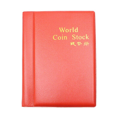 

Toponeto New Collecting 120 Pockets World Coin Collection Storage Holder Money Album Book