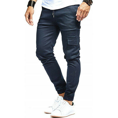 

Mens Sport Pants Long Trousers Tracksuit Gym Fitness Workout Joggers Sweatpants
