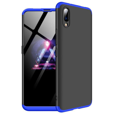 

MOONCASE Vivo NEX S front fingerprint Three-section all-inclusive shield - black blue