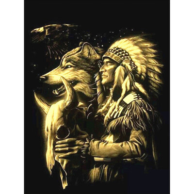 

5D Diamond Painting Cross Stitch Full Diamond Embroidery Tiger knight Mosaic Pattern Rhinestone Pasted Needlework Resin