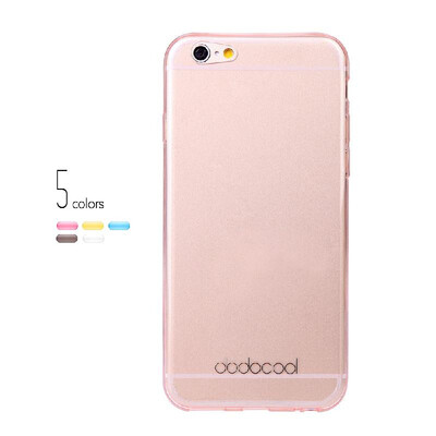 

dodocool Ultra Thin Slim Clear Transparent Soft TPU Back Case Cover Skin Protective Shell for 47 Apple iPhone 6 Gray