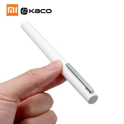 

Xiaomi KACO BRIO BlackWhite Fountain Pen EF with Ink Bag Storage Bag Box Case 03mm Metal Inking Pen for Writing Signing Pen