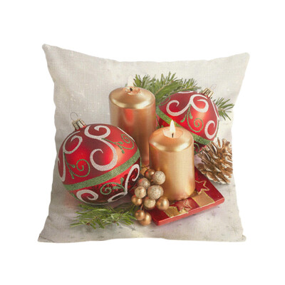 

Tailored Merry Christmas Pillow Cases Soft Sofa Cushion Cover Home Decor Pillow Core