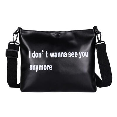 

Fashion PU Leather Crossbody Bags Large Capacity Women Letter Shoulder Bags