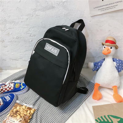 

Schoolbag female Korean version of the original ulzzang high school students ins wind bf large capacity forest department shoulder