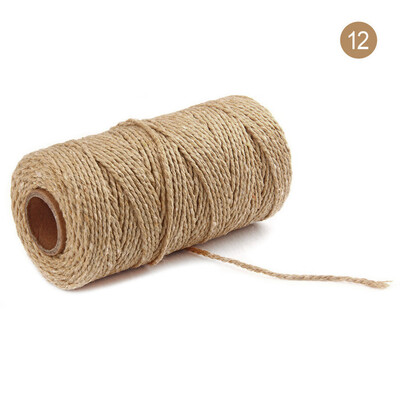 

Gobestart 100m Long100Yard Pure Cotton Twisted Cord Rope Crafts Macrame Artisan String