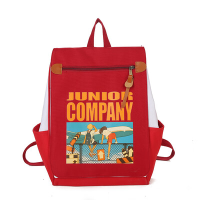 

Korean version of hurdle double shoulder bag junior&high school students Japanese cartoon letter ins Chaojie shooting girl ret