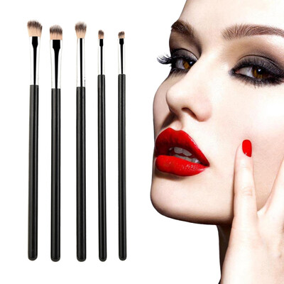 

〖Follure〗5Pcs Single Head Long-Handled Brush Eye Shadow Brush Makeup Makeup Brush