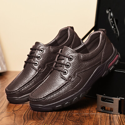 

Summer&summer mens shoes comfortable dad shoes non-slip mens business casual shoes plus cotton thick bottom plus velvet warm two cotton shoes