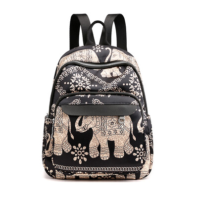 

Shoulder bag womens nylon Oxford cloth printed light shoulders leisure travel bag cloth