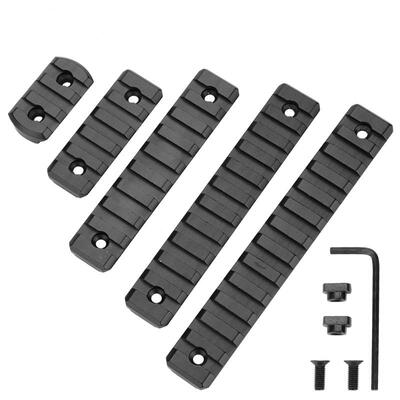 

Greensen 5pcs -LOK Rail Section 3591113 Slot Metal Picatinn Rail Set