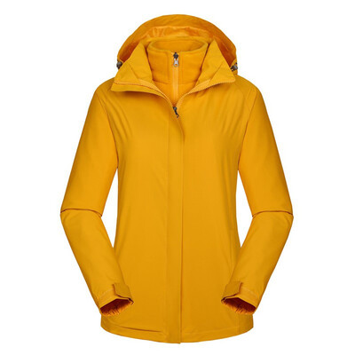 

Tailored Women Waterproof Hoodie Detachable Breathable Sport Two-piece Set Outdoor Coat