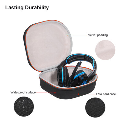 

Headphone EVA Case for Sennheiser HD 440HD 450HD 598HD579HD558HD202 IIHD201HD419HD229HD202HD518HD555 for Travel&H