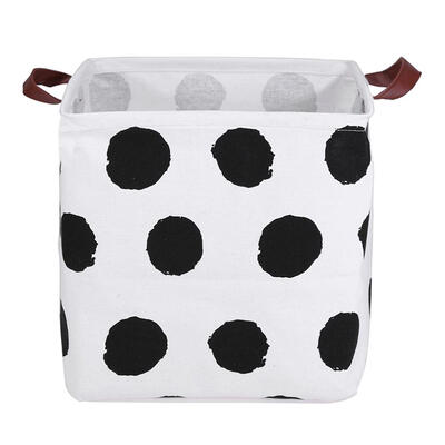 

Foldable Canvas Clothes Storage Barrel Kids Bedroom Toy Holder Basket