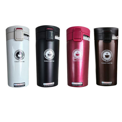 

380ml Stainless Steel Vacuum Cup Coffee Mug Non-slip Bottom Driking Water Bottle Tea Leaf Filter