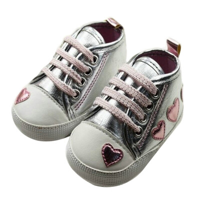 

Silverpink Love First Walkers Style Soft Baby Shoes Cute Female Baby Princess Shoes