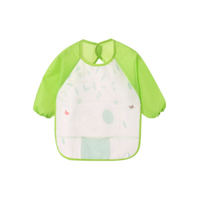 

Waterproof EVA Full Sleeve Bibs Children Apron Long Sleeve Feeding Bibs Kids Eating Breastplate Kid Baby Cloth Stuff