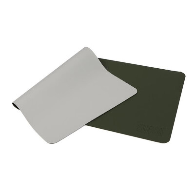 

BUBM PU Leather Protector Pad Mouse Pad Desk Writing Waterproof Anti-oil for Office&Home Green&Grey