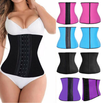 

Sexy Womens Latex Underbust Body Shaper Waist Clincher Corset Training Trainer