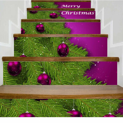 

Toponeto Christmas Decoration Stair Stickers Christmas Stairs Stickers Wall Stickers