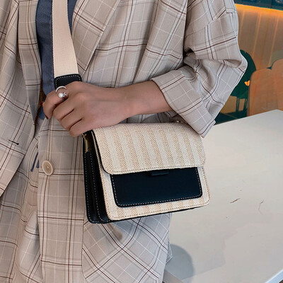 

Net red small square bag female bag 2019 new wild foreign air shoulder bag summer small fresh ins girls crossbody bag