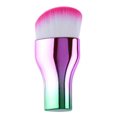 

1pc Makeup Brush Colored Electroplate Powder Foundation Brush Cosmetic Tool