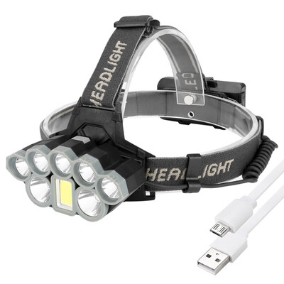 

Brelong K71 USB Rechargeable LED Sensor Fishing Headlight Lightweight Sports Headlamp IPX4 Waterproof