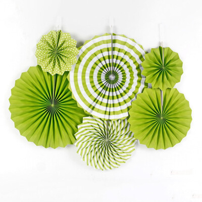 

FUNNYBUNNY Paper Fan Flower Decoration Background Wall Diy Mall Shop Opening Background Layout Birthday Party Decor Supplies