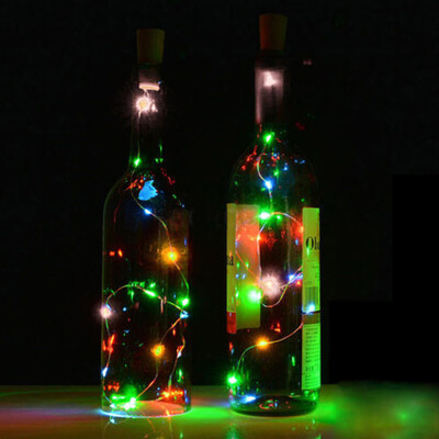 

〖Follure〗5PCS 15M Solar Cork Wine Bottle Stopper Copper Wire String Lights Fairy Lamps