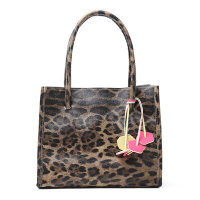 

Animals Print Clutch Shoulder Handbags Women Leather Floral Decor Bags