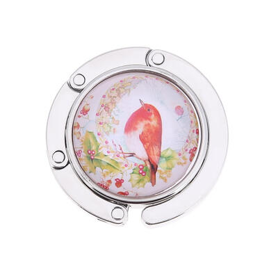

Portable Handbag Hook Foldable Desk Bag Purse Metal Holder Hanger Gifts