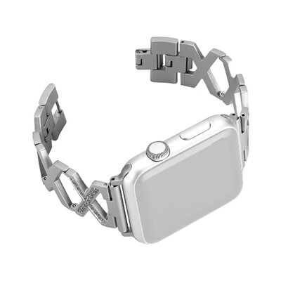 

〖Follure〗Milanese Stainless X Note Bracelet Wristband Strap For Apple Watch Series 4 40mm