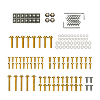 

177Pcs Fairing Bolt Kit Bodywork Screws Fasterners Set Fit for Honda CBR600RR CBR900RR CBR1000RR CBR1100XX