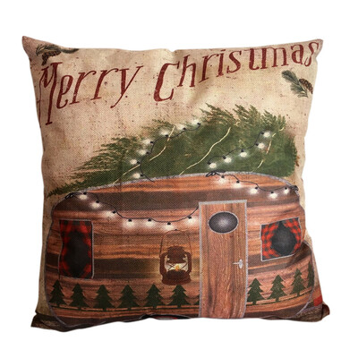 

Siaonvr Christmas Pillow Sofa Waist Throw Cushion Cover Home Decor C