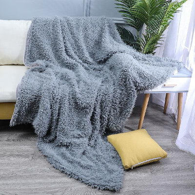 

Long Fur Throw Blanket Faux Fluffy Blanket Micro Plush Super Soft Cozy Luxury Bed Blanket Microfiber 63"x79"