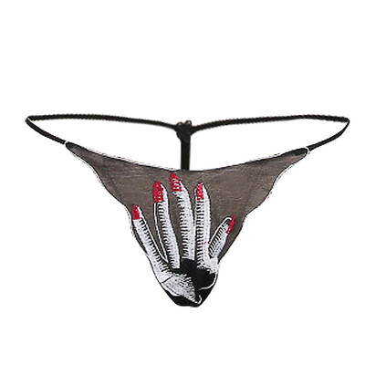 

Toponeto Sexy Panties Womens Thong Transparent Mesh Palms Perspective Underwear
