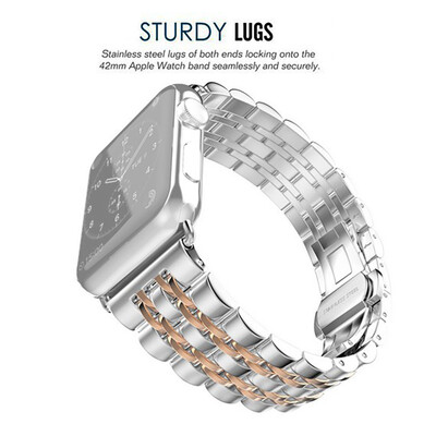 

〖Follure〗Replacement Stainless Steel Strap Wrist Band For Apple Watch 1234 38mm40mm
