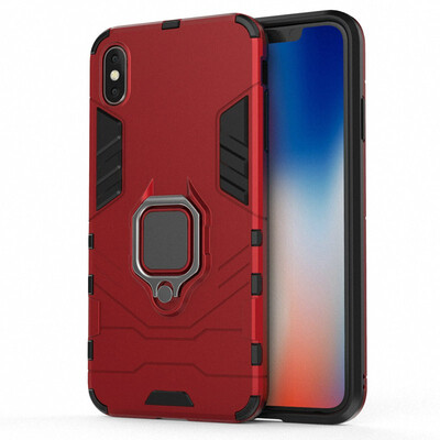 

for Apple iPhone XS Max 65" XS 58" Ring Case Car Holder Phone Case for iPhone XR 61" for iPhone X Armor Case Cover Fundas