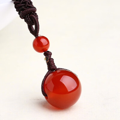 

Natural Obsidian Pendant Couple Crystal Necklace