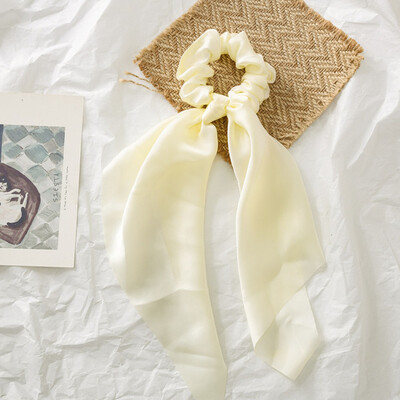 

Women Knotted Silk Hair Band Elastic Large Intestine Circle Headband Scarf Headwear Jewelry