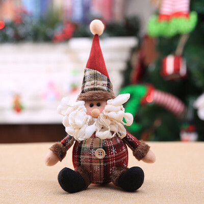 

〖Follure〗Christmas Ornaments Gift Santa Claus Snowman Tree Toy Doll Hang Decorations