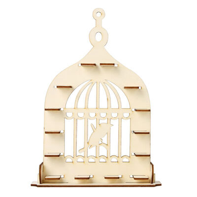 

DIY Wooden Display Stand Bird Cage Shaped Chocolate Display Tree Stand Wedding Centrepiece Decoration Bruiloft Decoratie