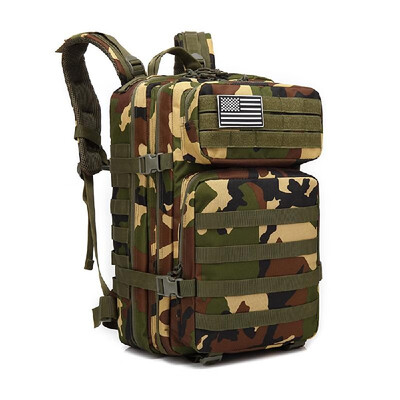 

45L Military Tactical Backpack Army Assault Pack Molle Bug Out Bag Outdoor Camping Climbing Hiking Hunting