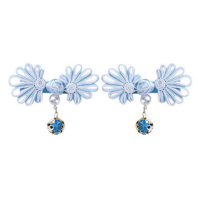 

2pcs Chinese Style Girls Hair Clips Cute Princess Knot Festival Hairpins